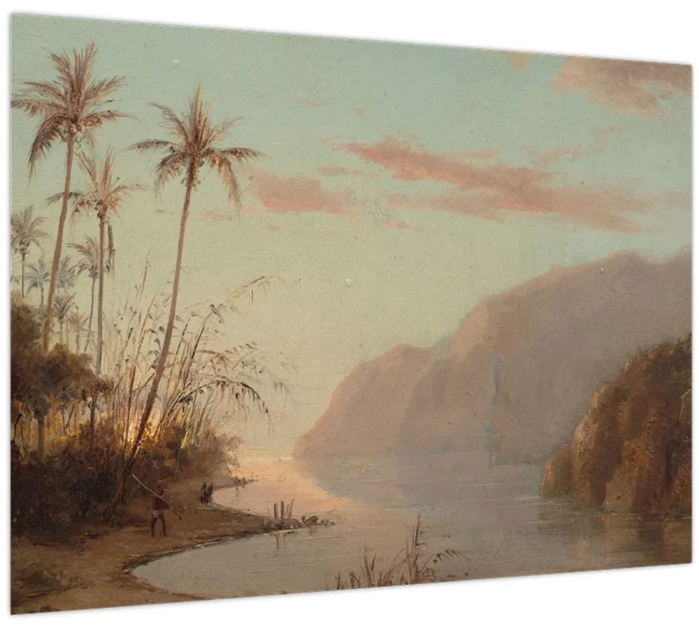 Tablou - Camille Pissarro, A creek in st. Thomas (Virgin Islands), reproducere (70x50 cm)