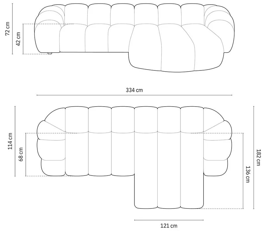Colțar verde (cu colț pe partea dreaptă) Diana – Micadoni