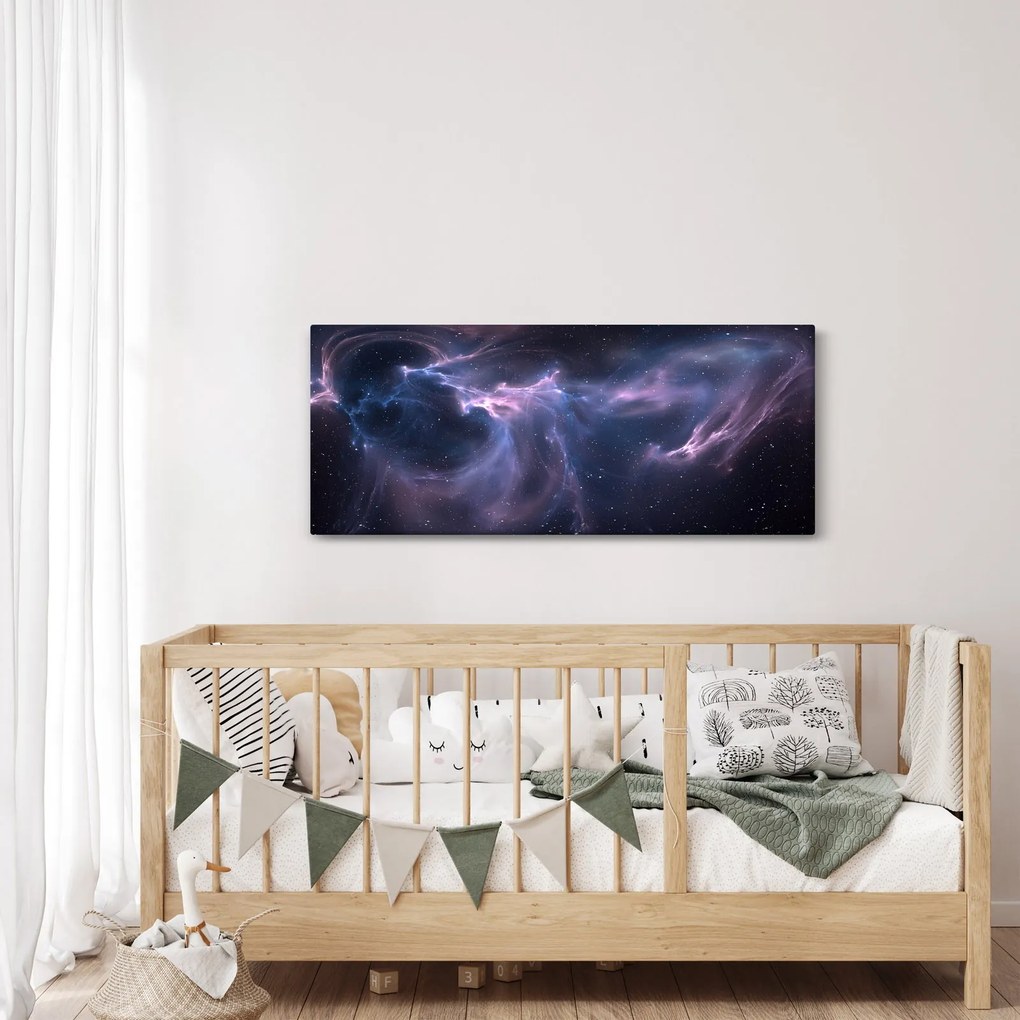 Tablou - Nebuloasa spațială (120x50 cm)