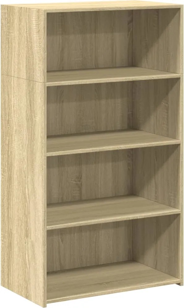 vidaXL Dulap înalt, stejar sonoma, 70x41x124 cm, lemn prelucrat