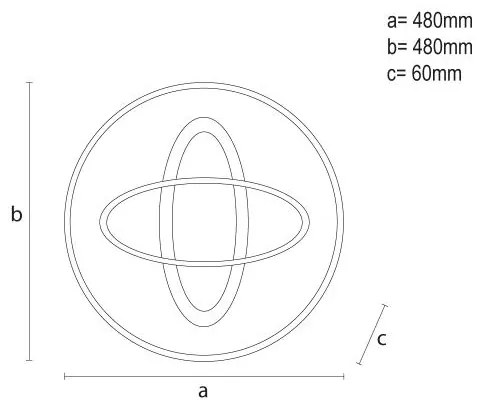 Plafonieră LED dimabilă LED/90W/230V 3000-6500K + telecomandă