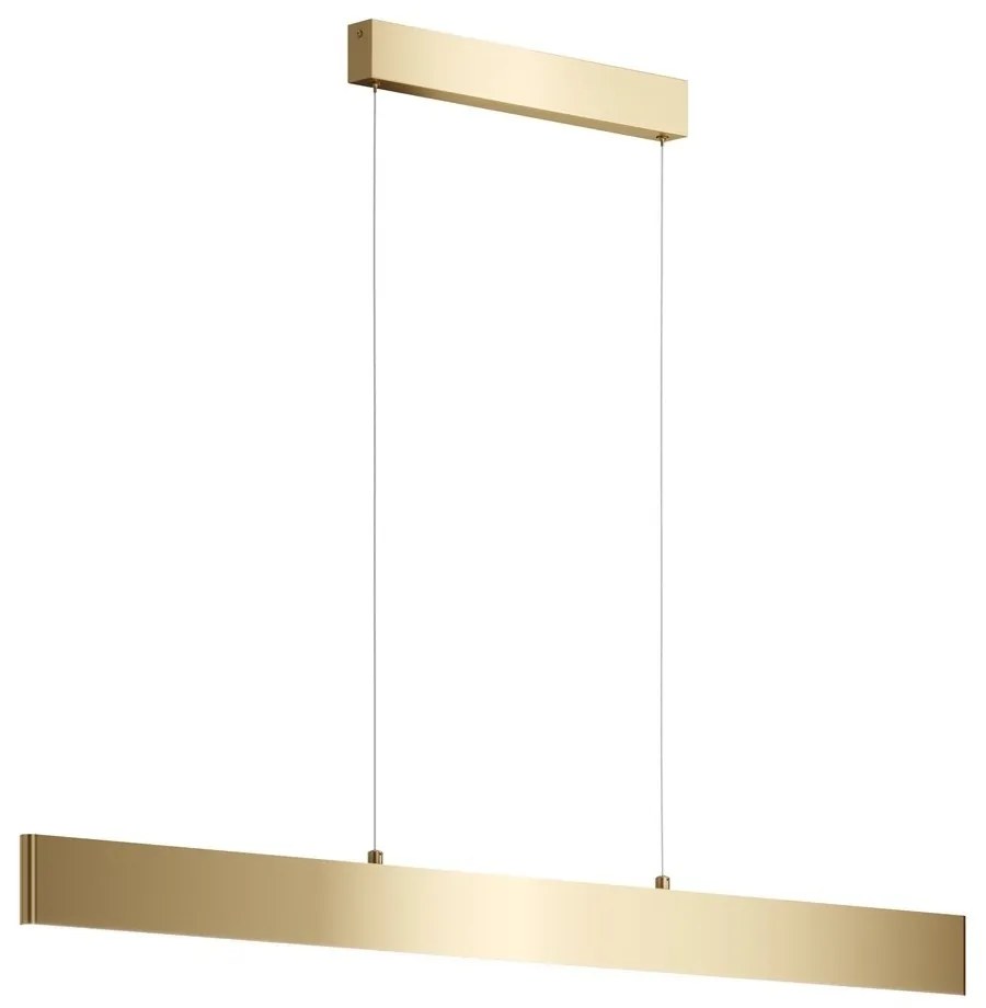 Lustra LED suspendata design modern Step auriu