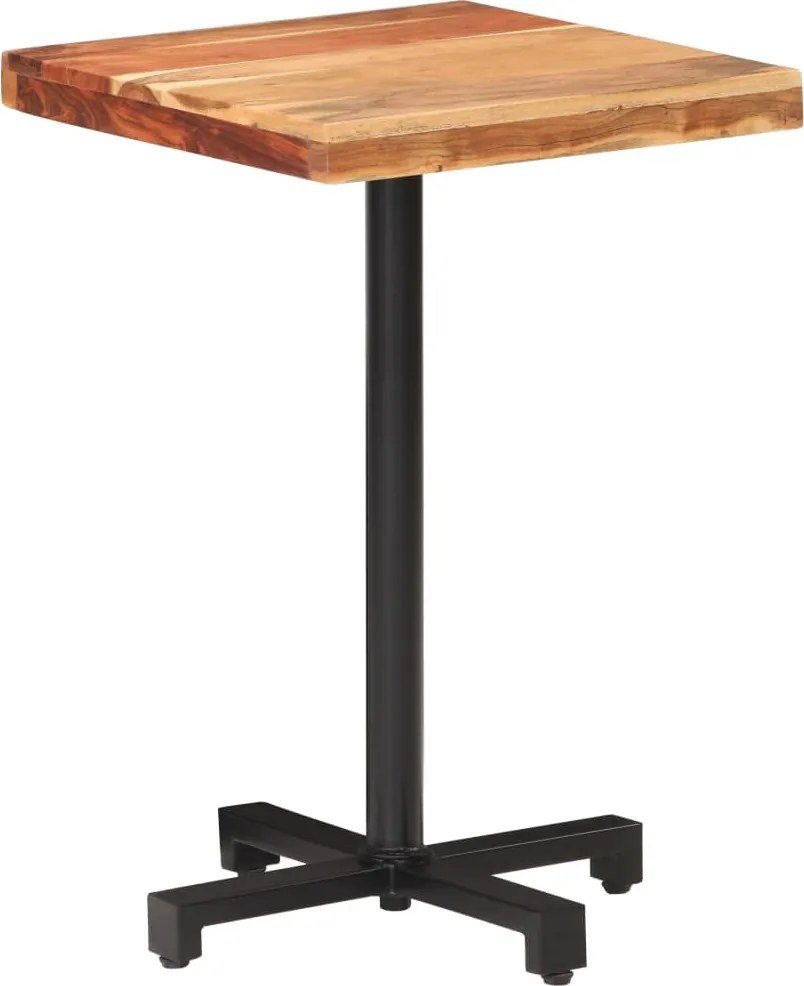 vidaXL Masă de bistro, 50x50x75 cm, lemn masiv de acacia, pătrată
