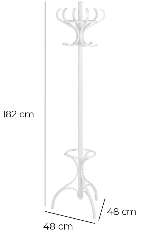 Cuier alb din lemn de plop Thonet – Casa Selección