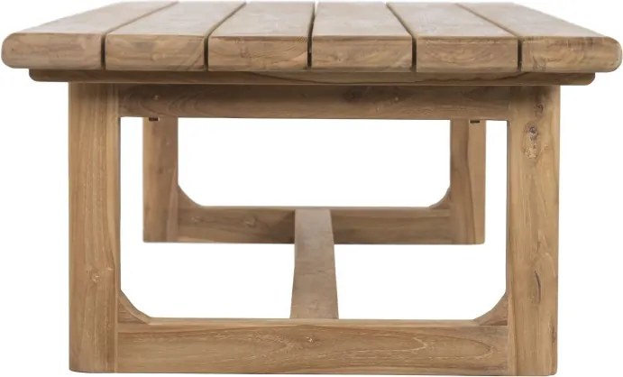 Măsuță de cafea din lemn masiv de teak, 180×70×40 cm, „Kayu"