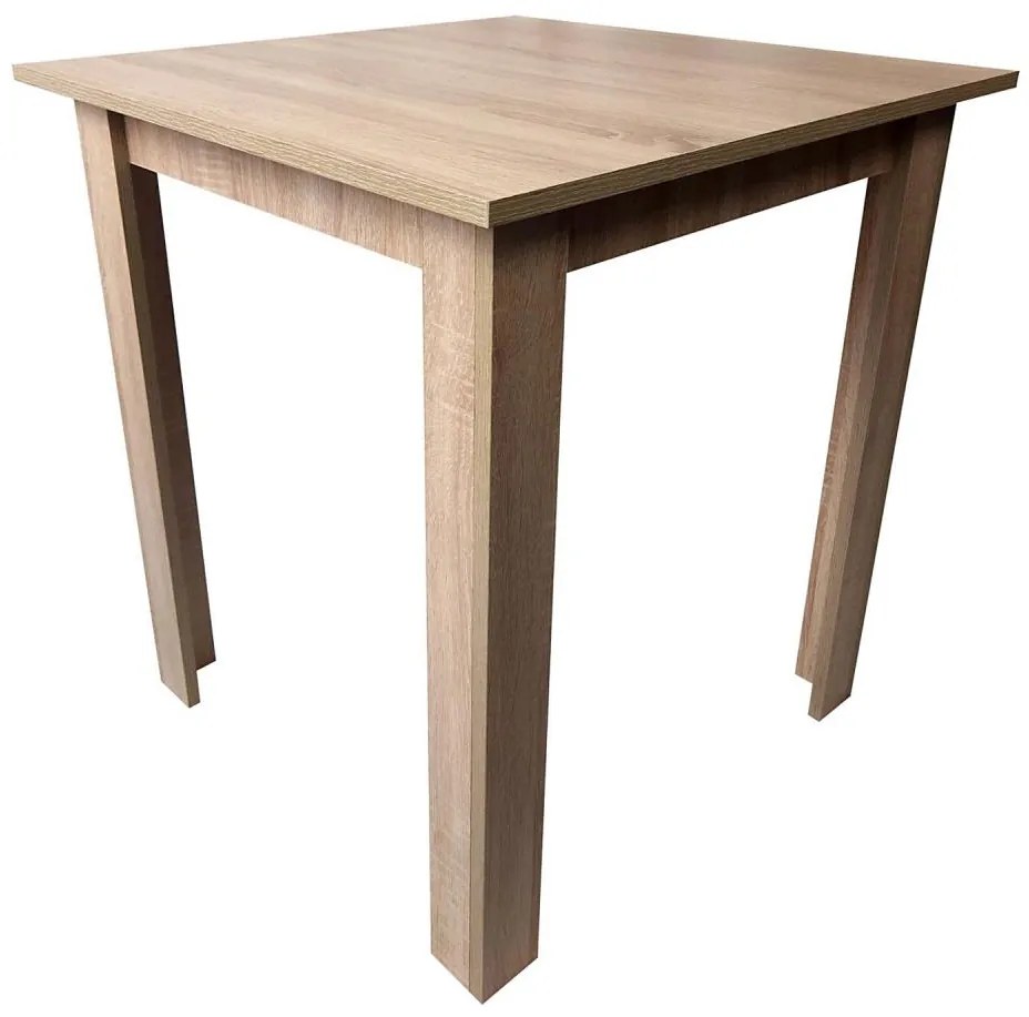 Masă pătrată de sufragerie LEVI stejar