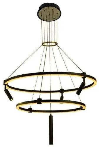 Lustră LED dimabilă pe cablu LED/140W/230V 3000-6500K + telecomandă