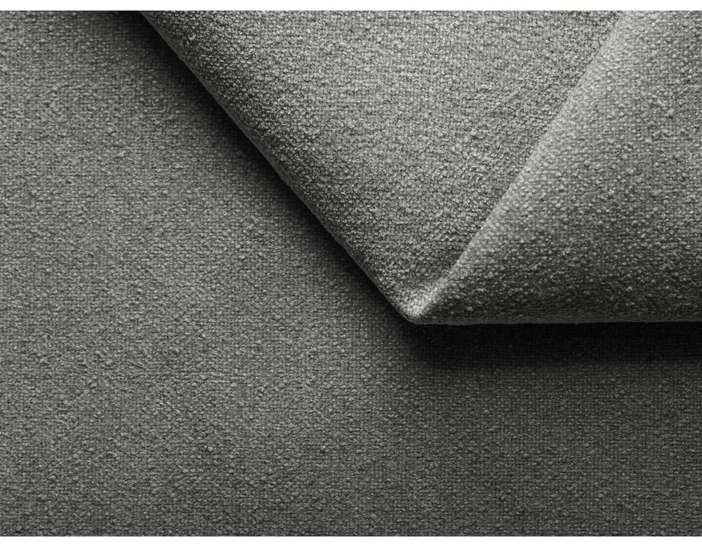 Pat boxspring gri cu spațiu de depozitare 140x200 cm Palta – Makamii