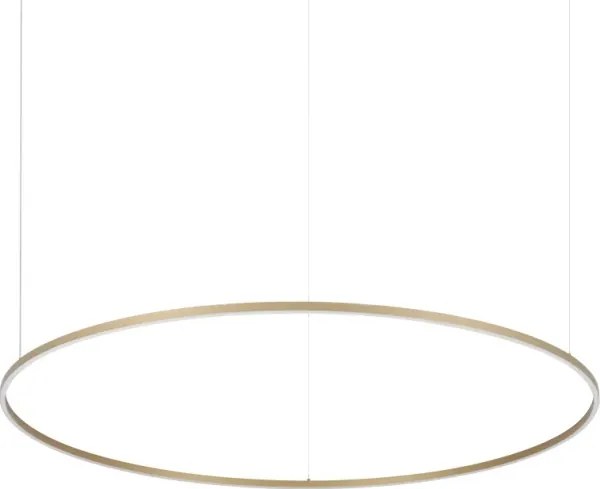 Ideal Lux - Lustră LED suspendată pe cablu ORACLE SLIM LED/81W/230V CRI 90 Ø 150 cm auriu
