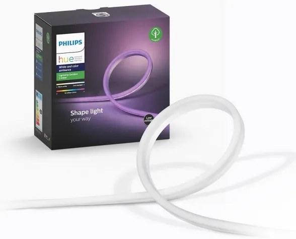 LED RGB Bandă Philips Hue Outdoor Strip LED/20,5W 2m IP67