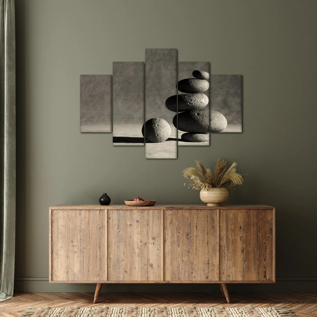 Tablou - Pietre gri (150x105 cm)