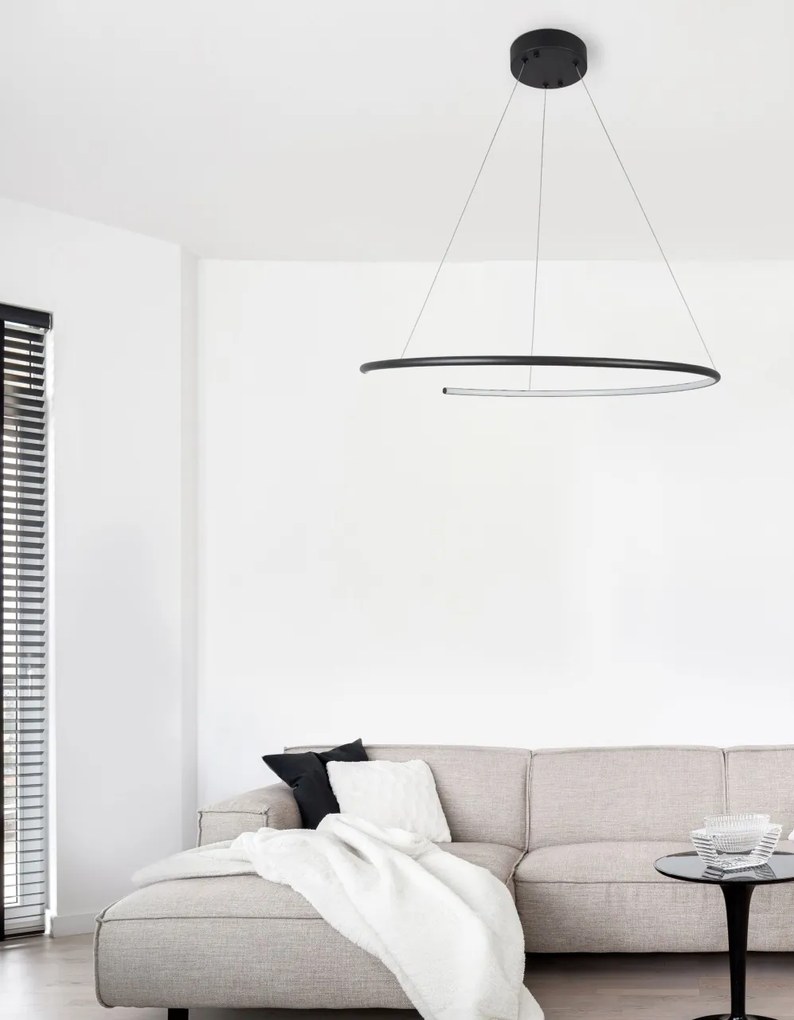 Lustra LED design modern BREDA negru NVL-9010023