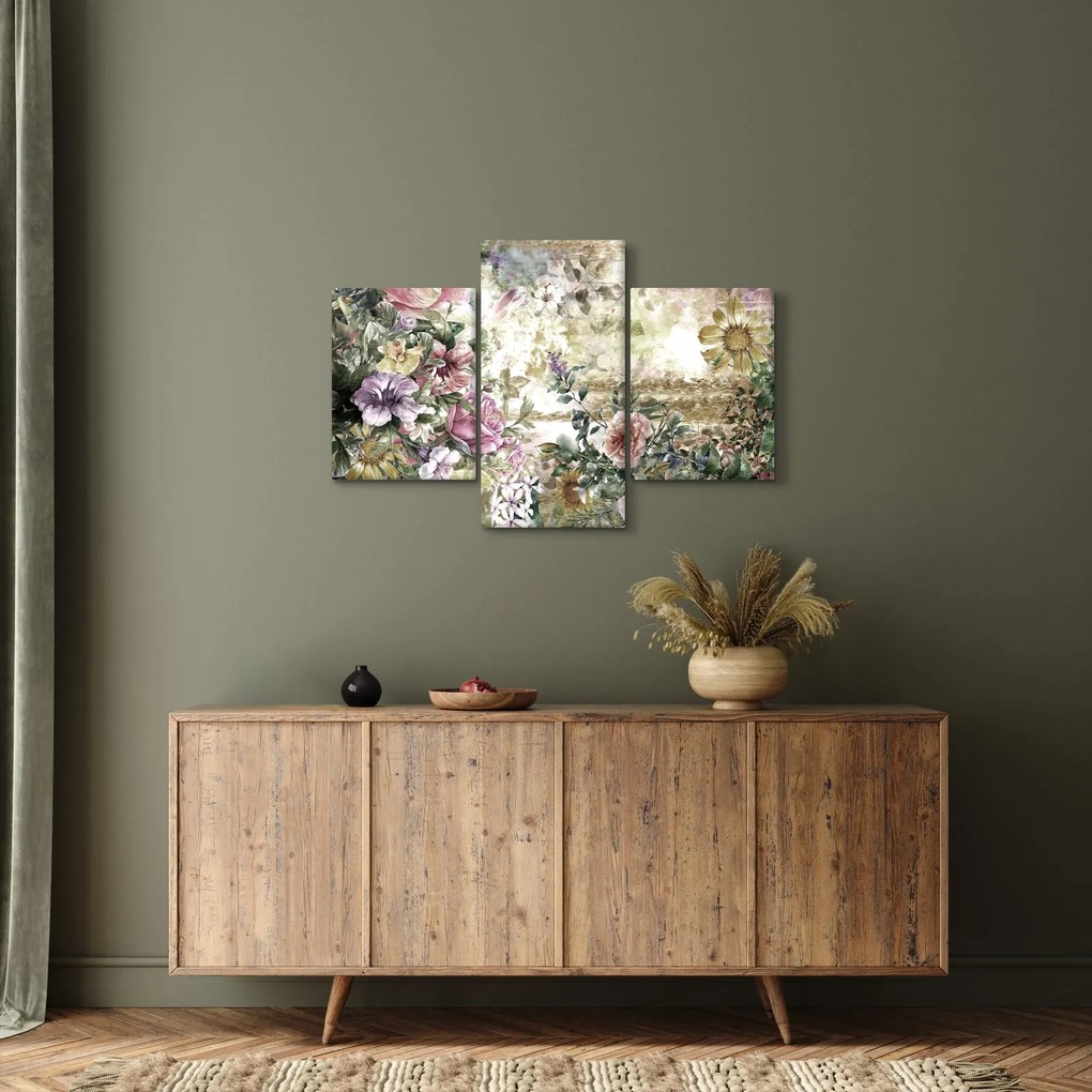 Tablou - Flori de design (90x60 cm)