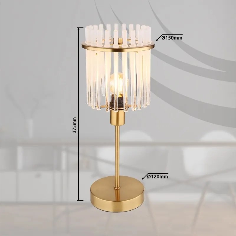 Veioza, Lampa de masa GORLEY auriu