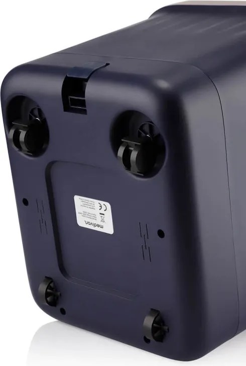 Resigilat: Cadita cu hidromasaj Medivon Hydro Foot Spa, 520W, 20L, 35-48°C, Mod Surf, Telecomanda, Lumina infrarosie, Afisaj, Albastru inchis / Auriu