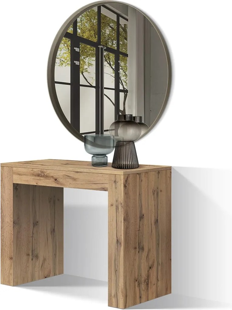 Consola extensibila tip masa Roma - RUSTIC INTEGRAL - EXTENSIBILA - 300 CM/90 CM /76 CM - 12