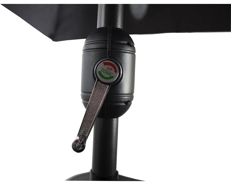 Fieldmann FDZN 5007 umbrelă de soare neagră, 3 m