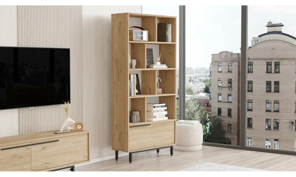Bibliotecă One Walnut