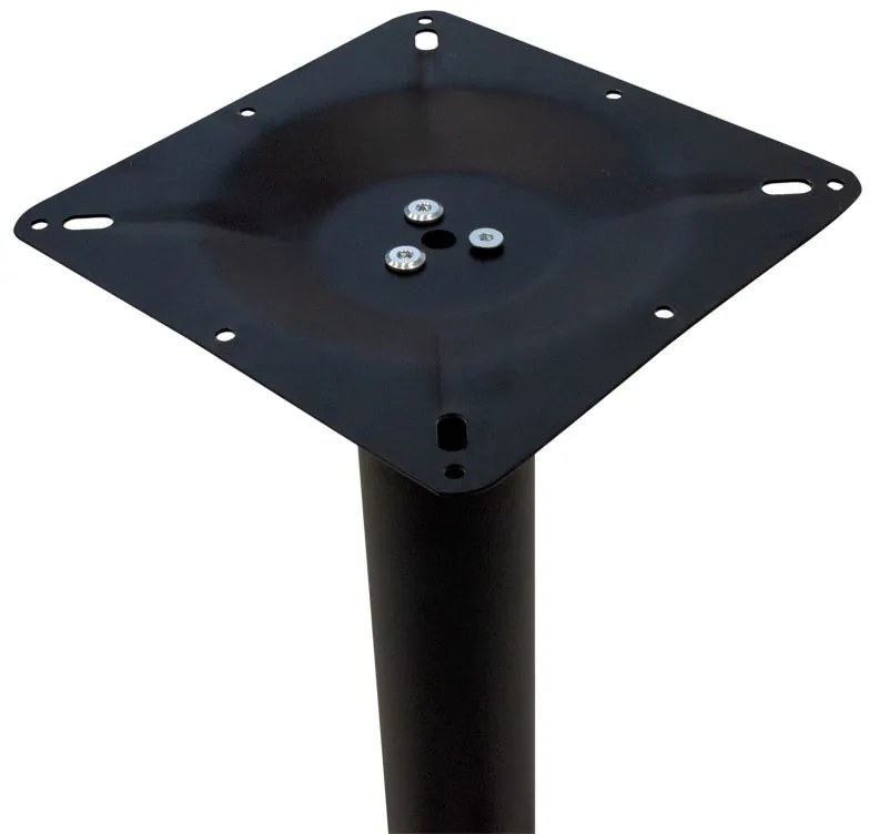Stalp picior suport blat masa Poise inaltime medie fonta negru patru picioare 62x62x94 cm