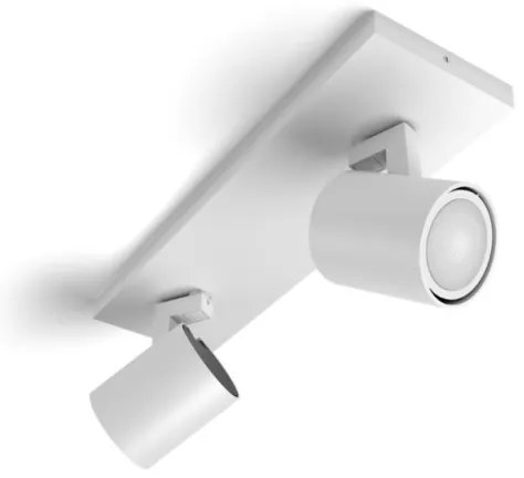 Spot LED dimabil Philips Hue RUNNER 2xGU10/4,2W/230V alb + telecomandă