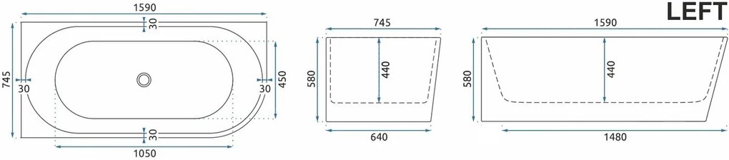 Cada SYDNEY BELLANTO LEFT 160cm