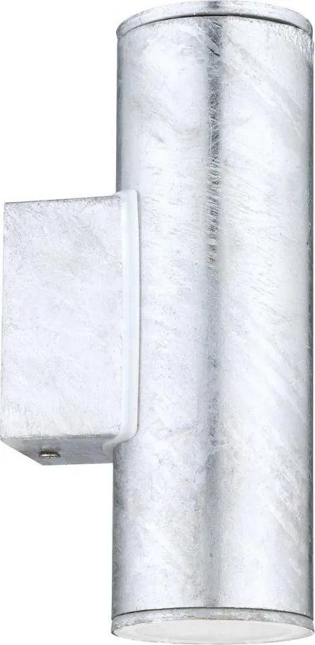 Eglo 30911 - Aplica LED de exterior RIGA 2xGU10/2,8W/230V IP44 argintiu