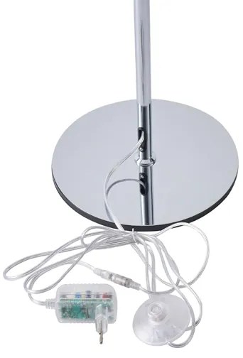 Lampadar LED LED/10W/230V 3000K crom lucios