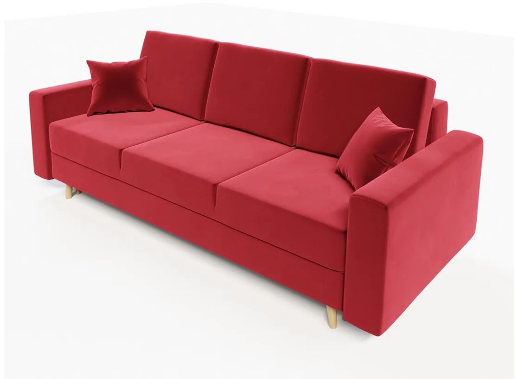 Supermobel Canapea extensibilă tapițată KRONOS,236x87x90, itaka 34