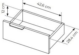 Comodă Rastafa D3S (Stejar artisan + Negru). 1071381
