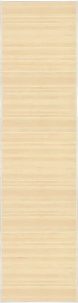 vidaXL Covor din bambus, natural, 80 x 300 cm