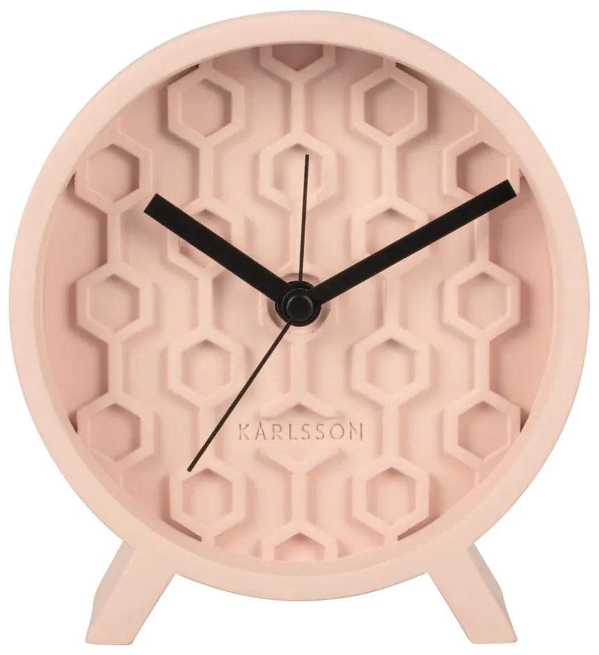 Ceas deșteptător ø 13 cm Honeycomb – Karlsson