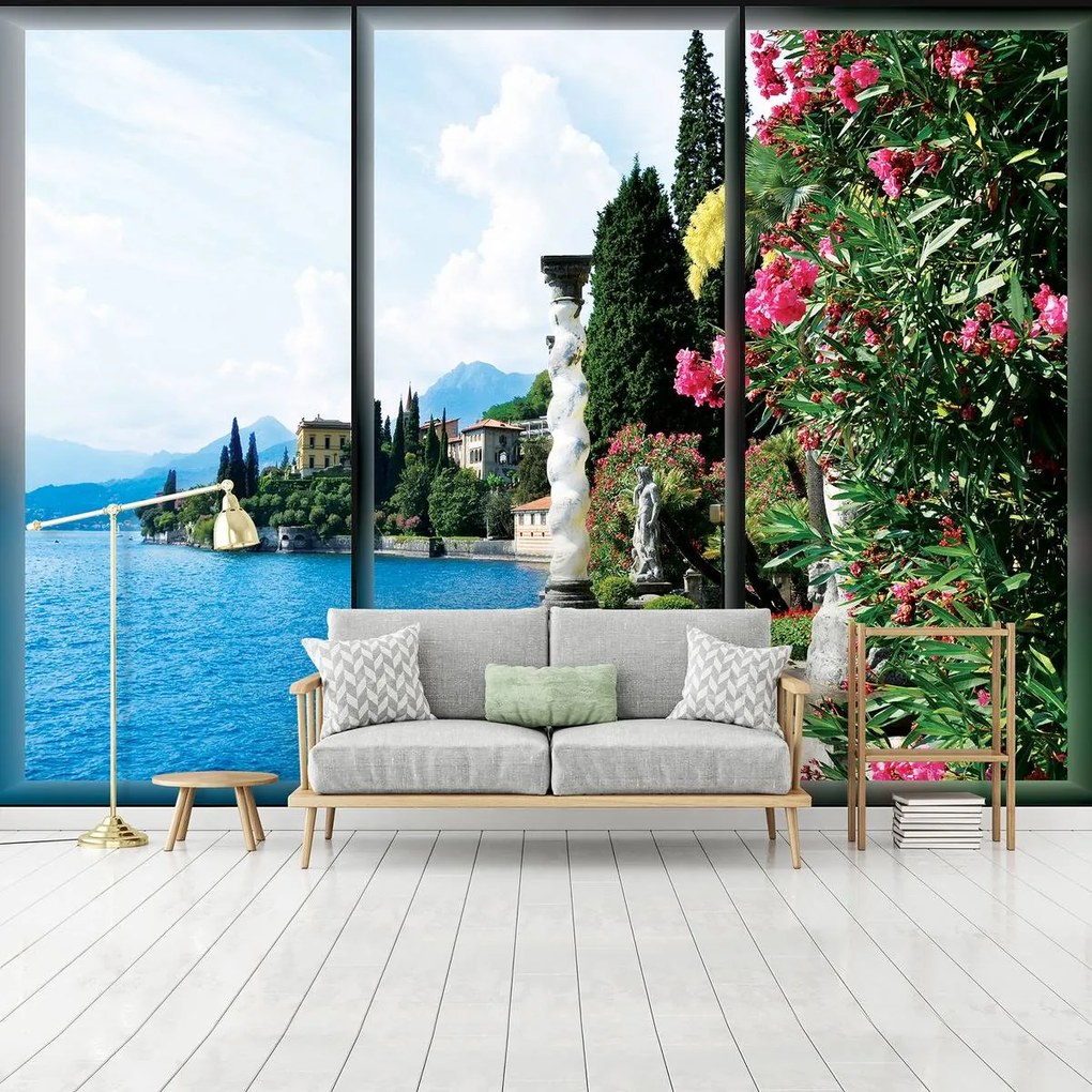Fototapet - Lac la țară (152,5x104 cm)