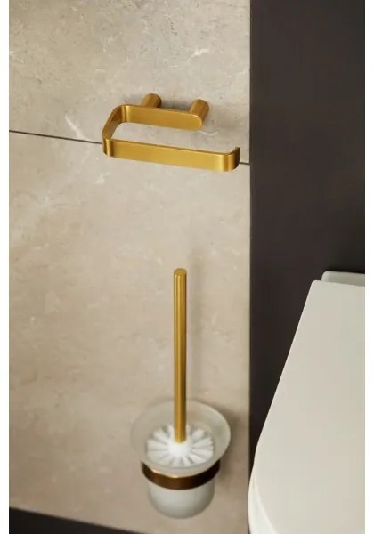 Suport de hârtie igienică KFA Armatura 864-022-31 oțel inoxidabil/auriu