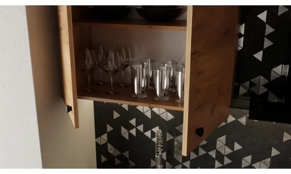 Set de bucătărie CLAIRE 180 cm, stejar craft