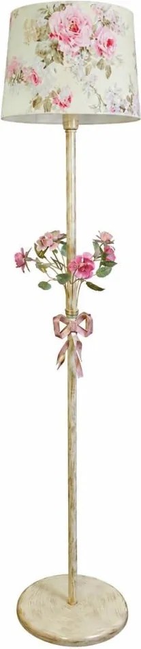BRILAGI - Lampă de podea ROMANCE 1xE27/60W/230V multicoloră/bej/patină