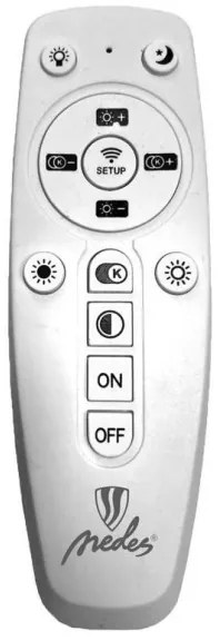 Brilagi - Lustră reglabilă pe cablu CIRCLE LED/55W/230V 3000-6500K maro+telecomandă