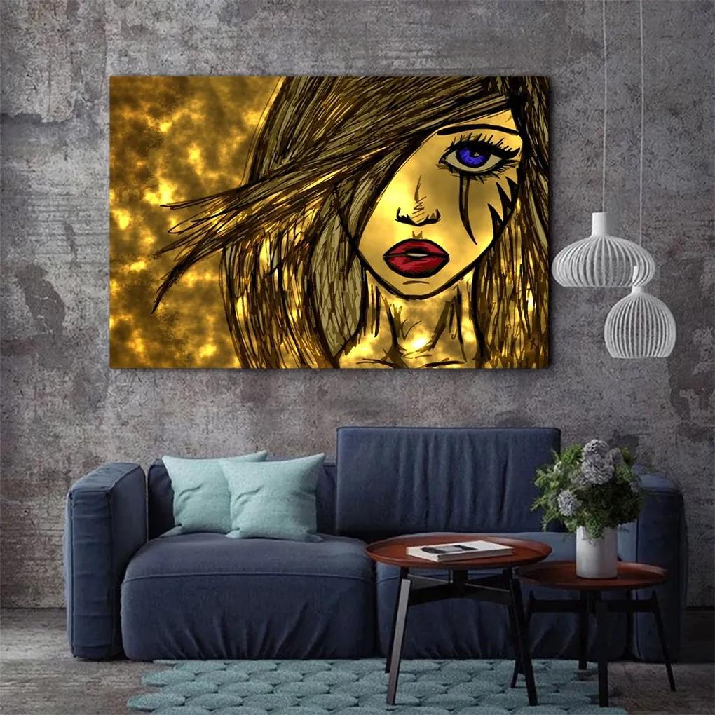 Tablou Canvas - Golden art 40 x 65 cm