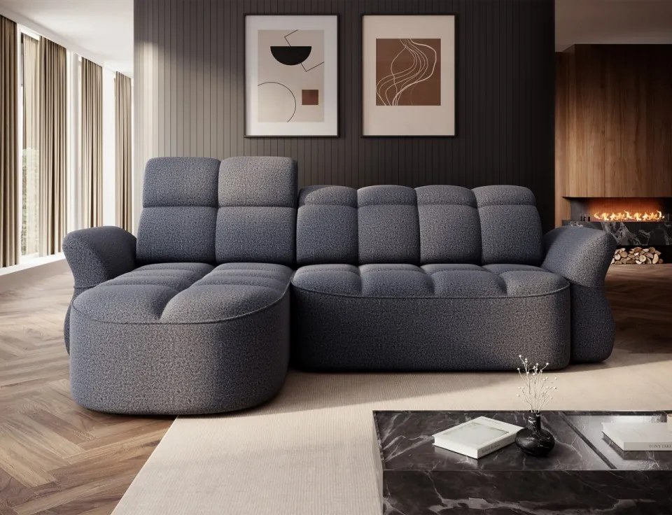 Coltar extensibil electric, cu spatiu pentru depozitare, Beneth LT, Eltap (Culoare: Galben / Breona 45)