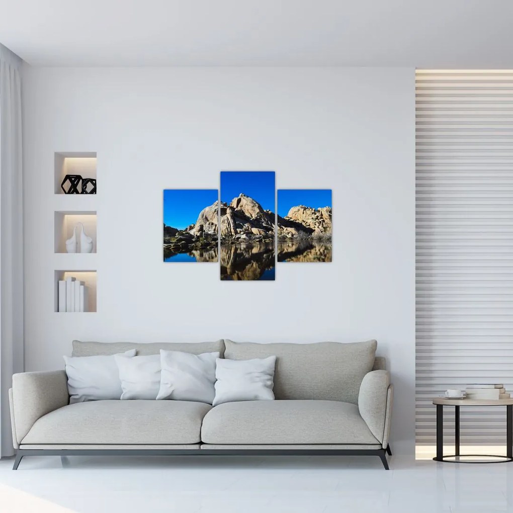Tablou oglinzirea pietrelor (90x60 cm)