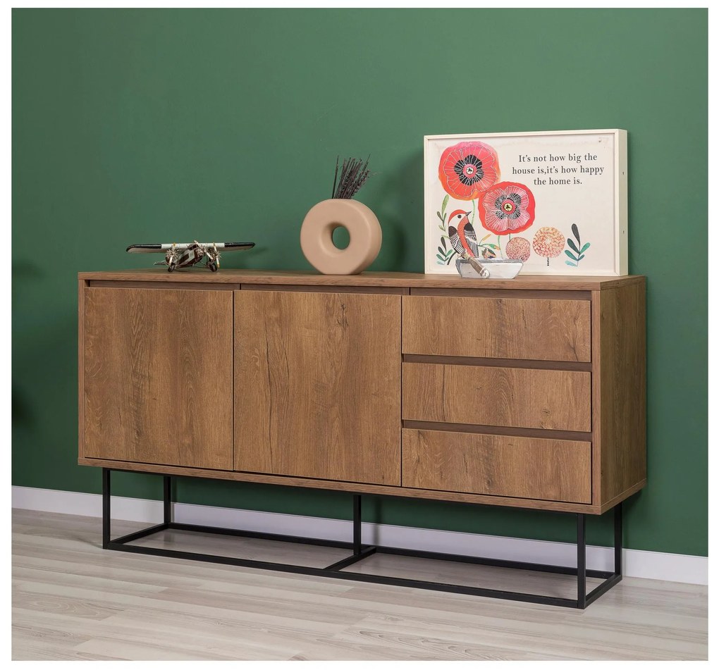 Mobilier living Lexuna 15 (Nuc + Negru). 1088966