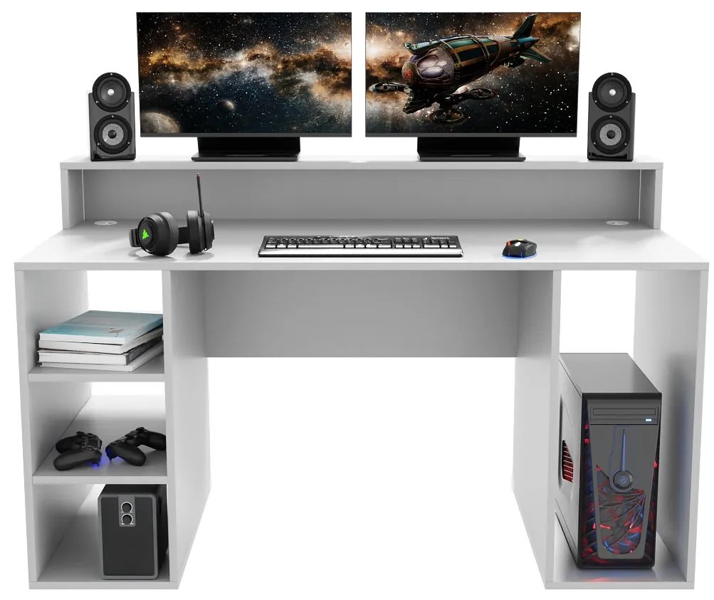Masă PC gaming Endechor (Alb). 1054993
