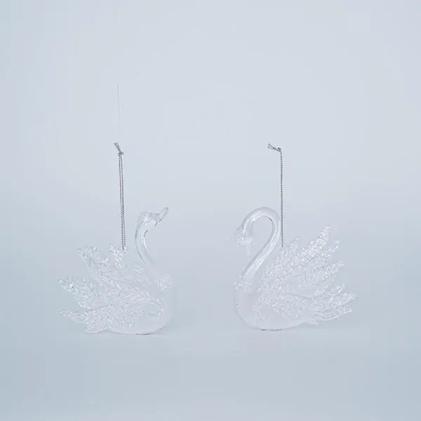 Set 2 ornamente brad Lebada 9 cm x 10 cm