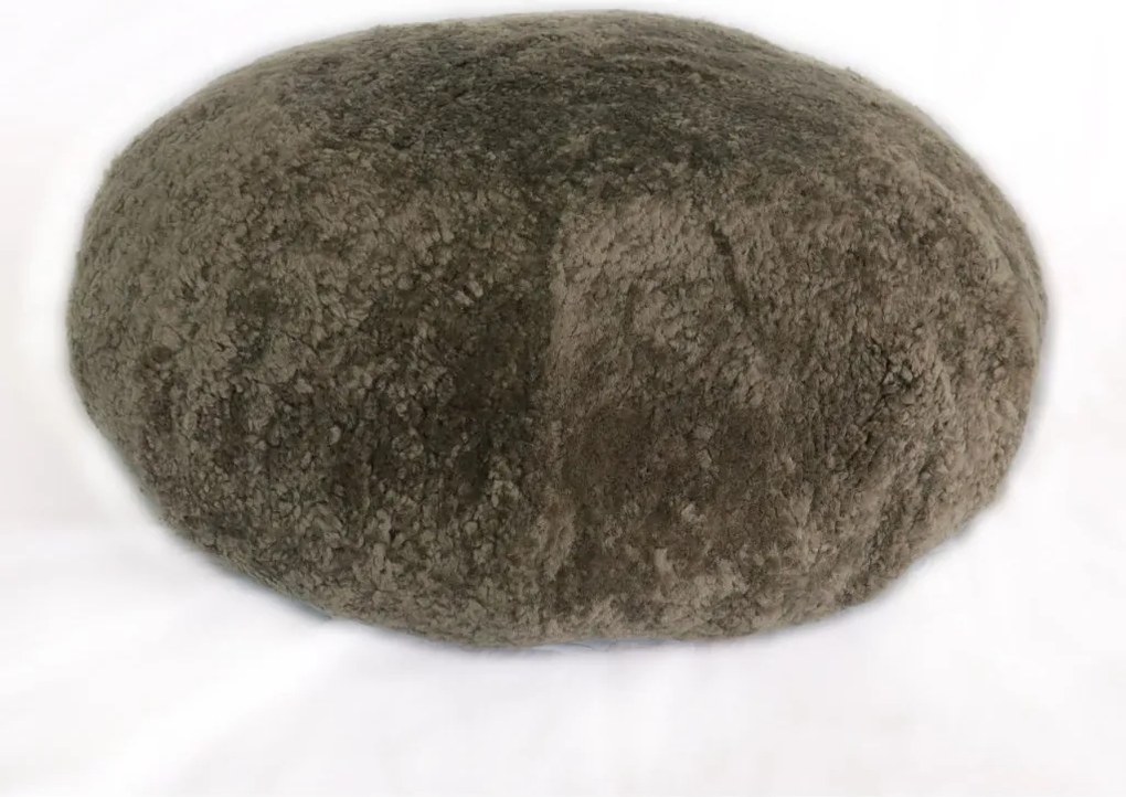 Taburete din blana de oaie Short Wool Round 60cm