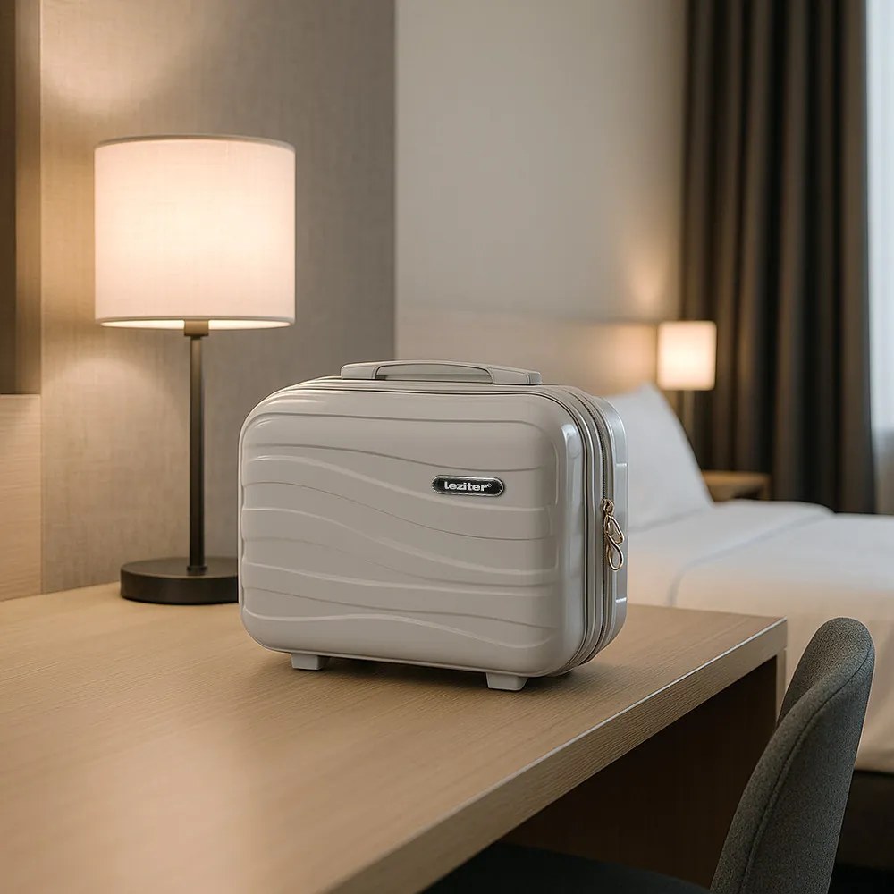 TraveLux Voyager valiză mică de mână cu capac dur 26x31x14 cm gri