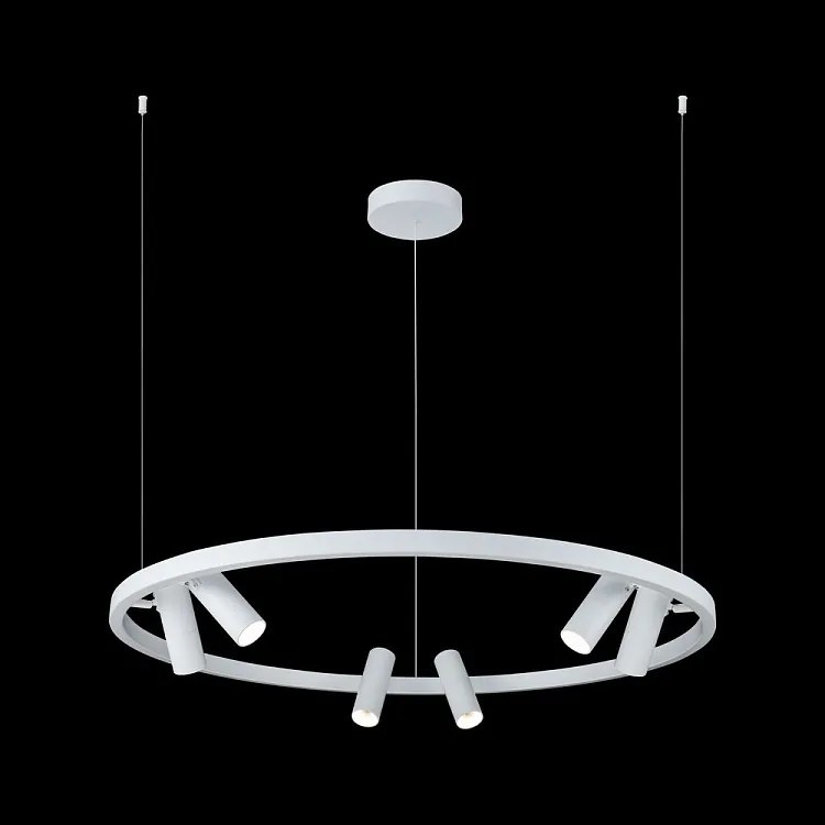 Lustra LED cu spoturi directionabile Satellite alba