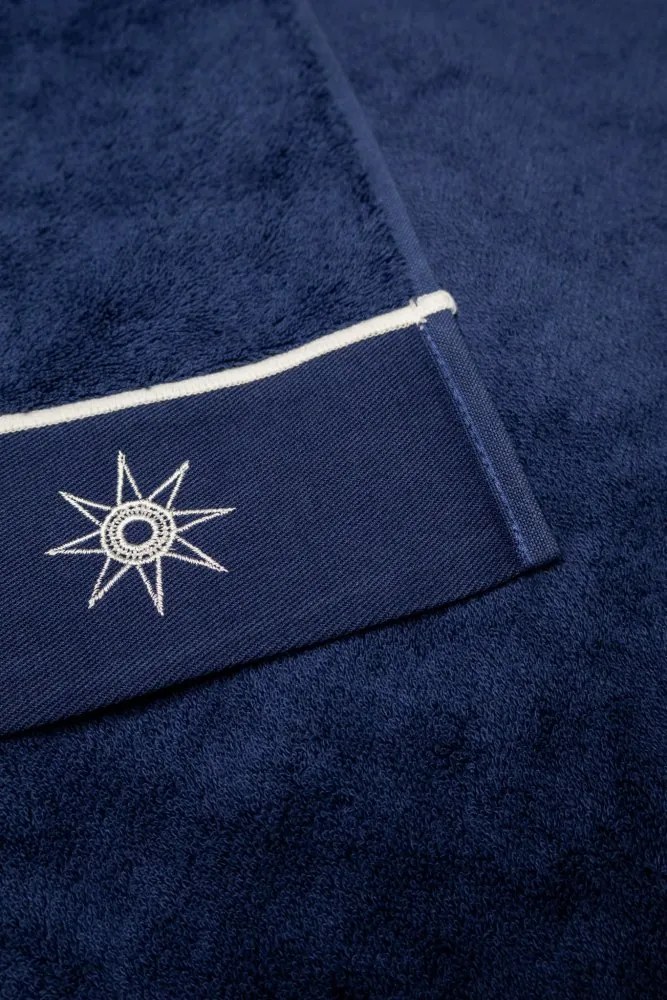 Halat pentru femei MARINE LADY + prosop + prosop de corp + cutie cadou L Albastru închis / Navy