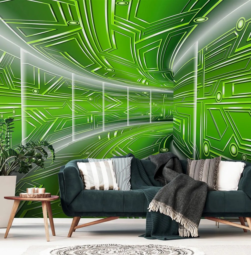 Fototapet - Coridor verde (254x184 cm)