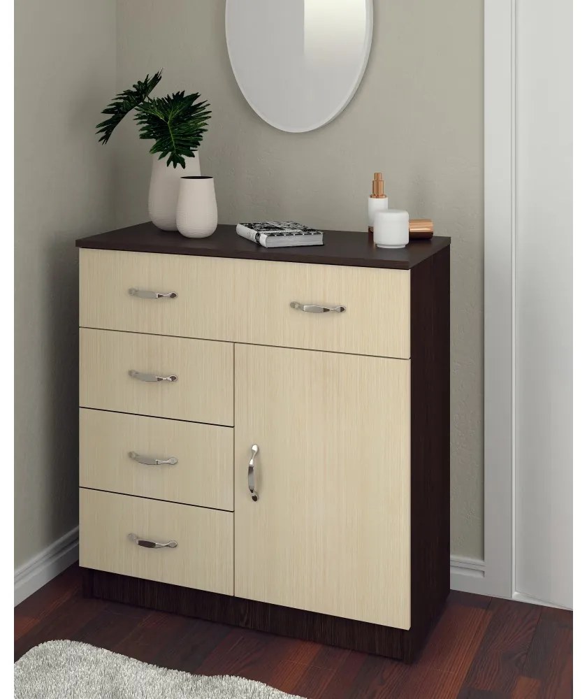 Comoda 1-3-1 ro wenge+mesteacan