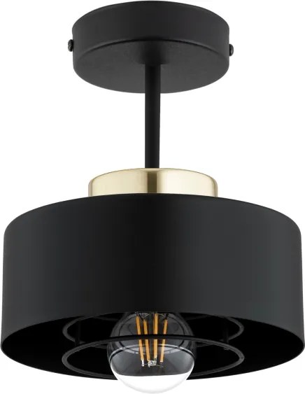BRILAGI - lustră aplicată SPRING 1xE27/60W/230V Ø 20 cm negru/auriu