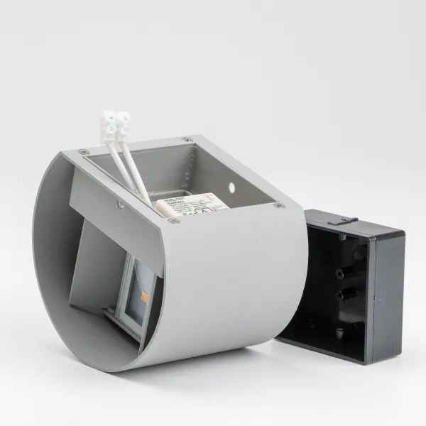 Aplică LED de exterior Brilagi RONDO LED/6W/230V gri IP54